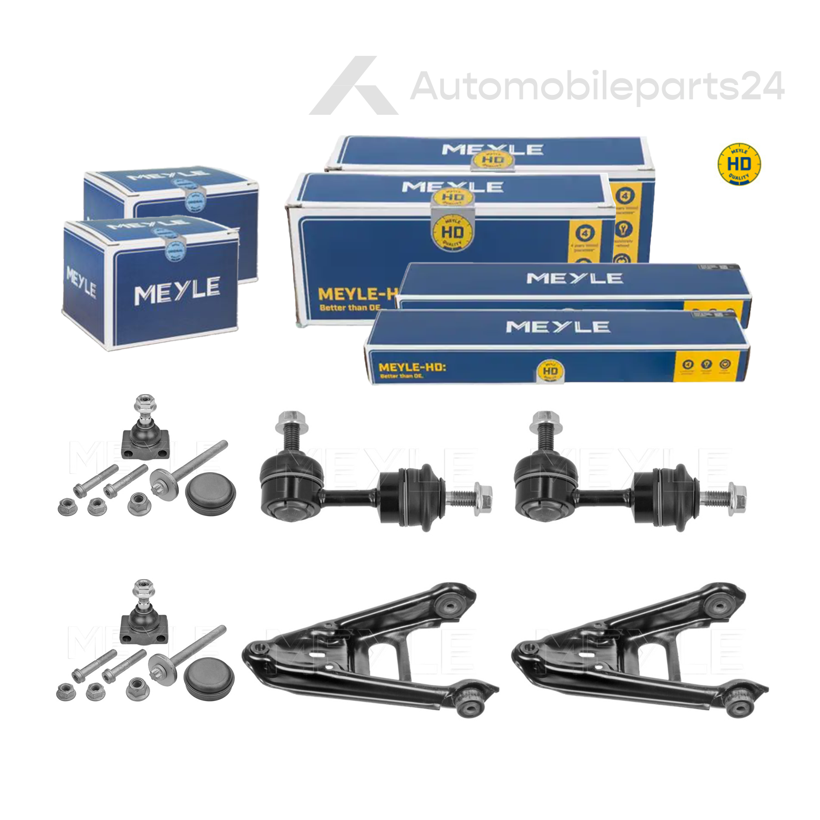 MEYLE QUERLENKER-SATZ + TRAGGELENK KOPPELSTANGE VORNE für SMART FORTWO 450 452